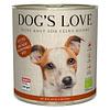 Dog‘s Love BIO boeuf, riz, pomme & courgette, 800g