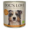 Dog‘s Love BIO dinde, amarante, citrouille & petersil, 800g