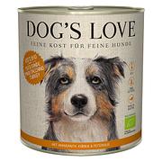 Dog‘s Love BIO dinde, amarante, citrouille & petersil, 800g