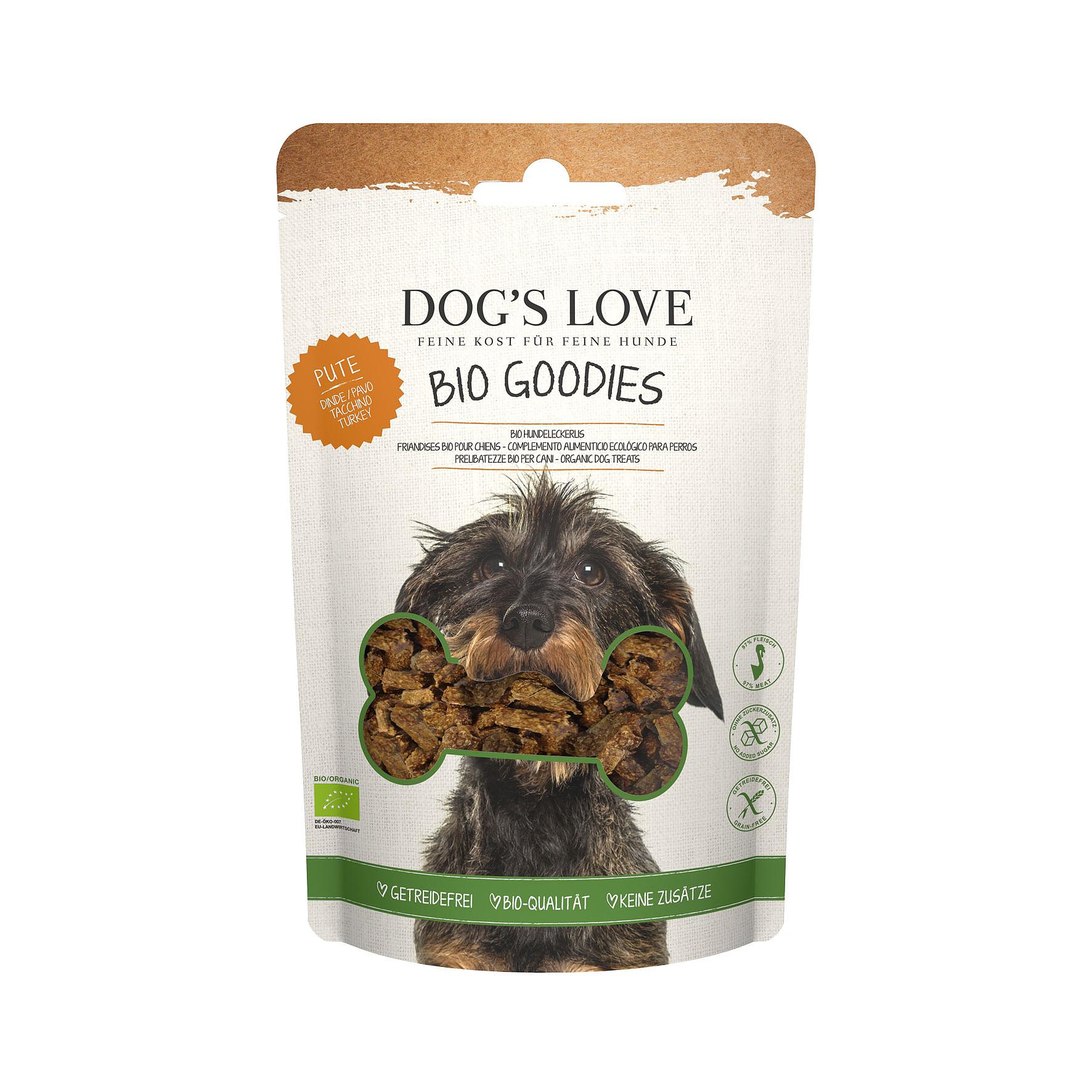 DOG'S LOVE 100% Bio mit Pute