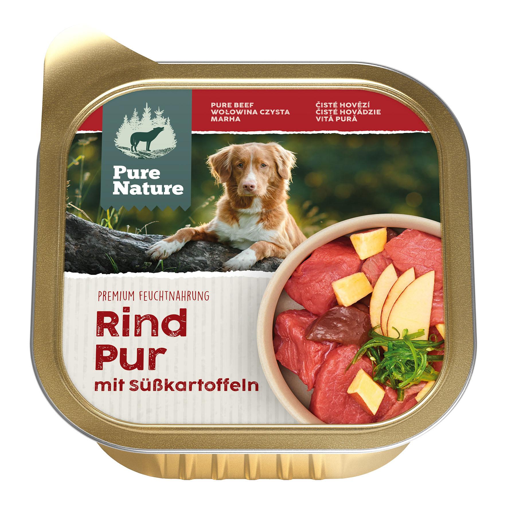 PureNature Rind Pur mit Süsskartoffel, 150g