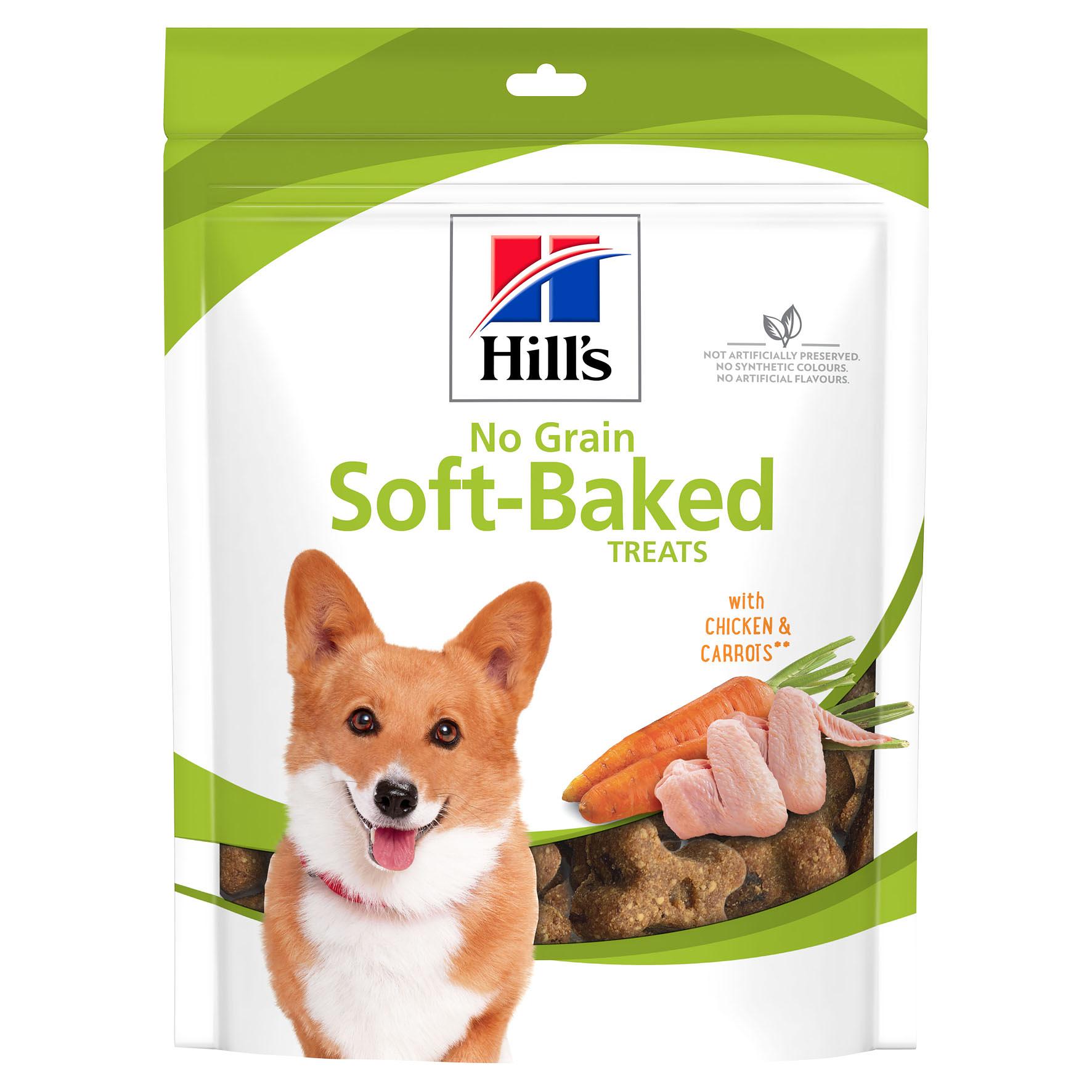 Hill’s No Grain Soft Baked Hundesnacks mit Huhn & Karotten 227g