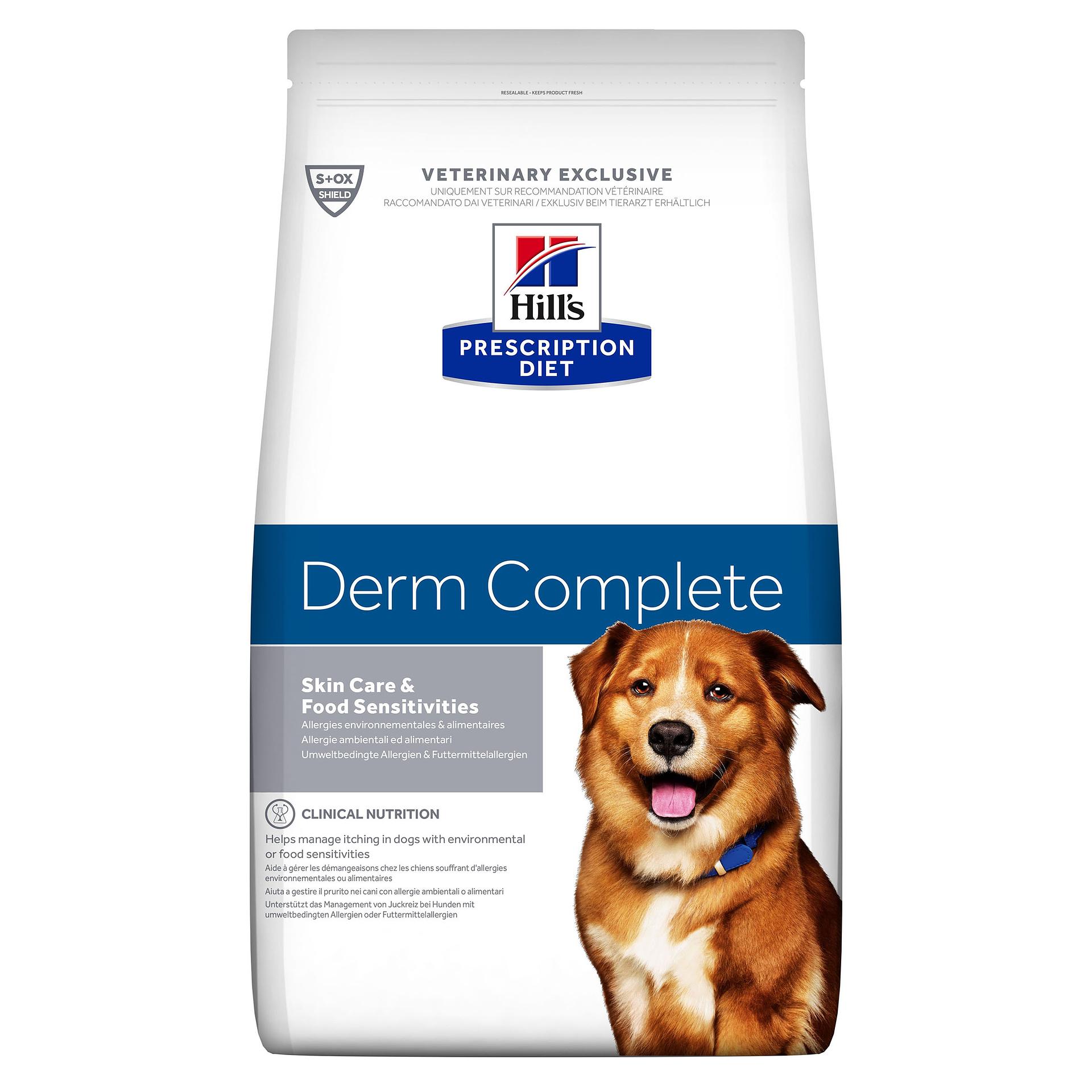 Aliments secs pour chiens Prescription Diet Derm Complete - Skin Care & Sensitive