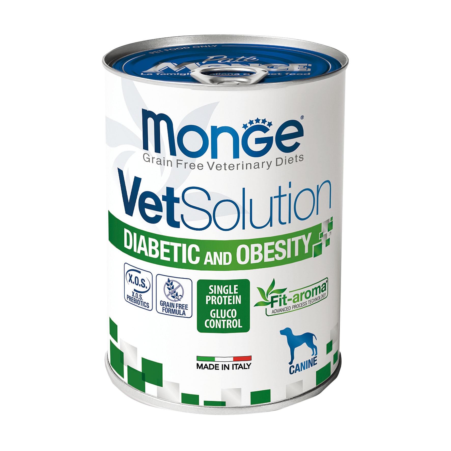 Monge Dog VET Diabetic & Obesity Monoprotein Thunfisch, 400g