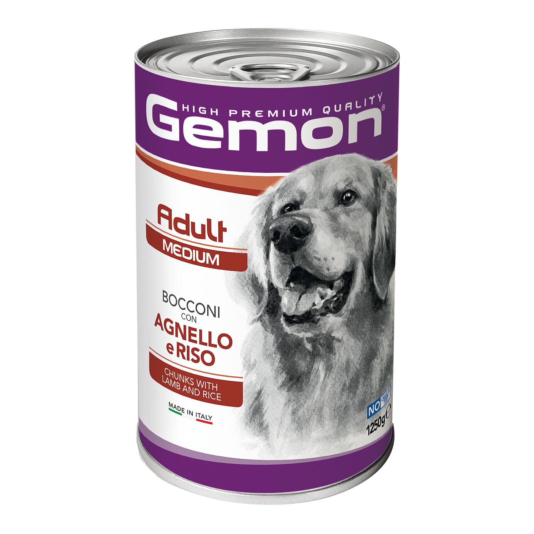 Gemon Dog Chunks Adult Medium Lamb 1.25kg