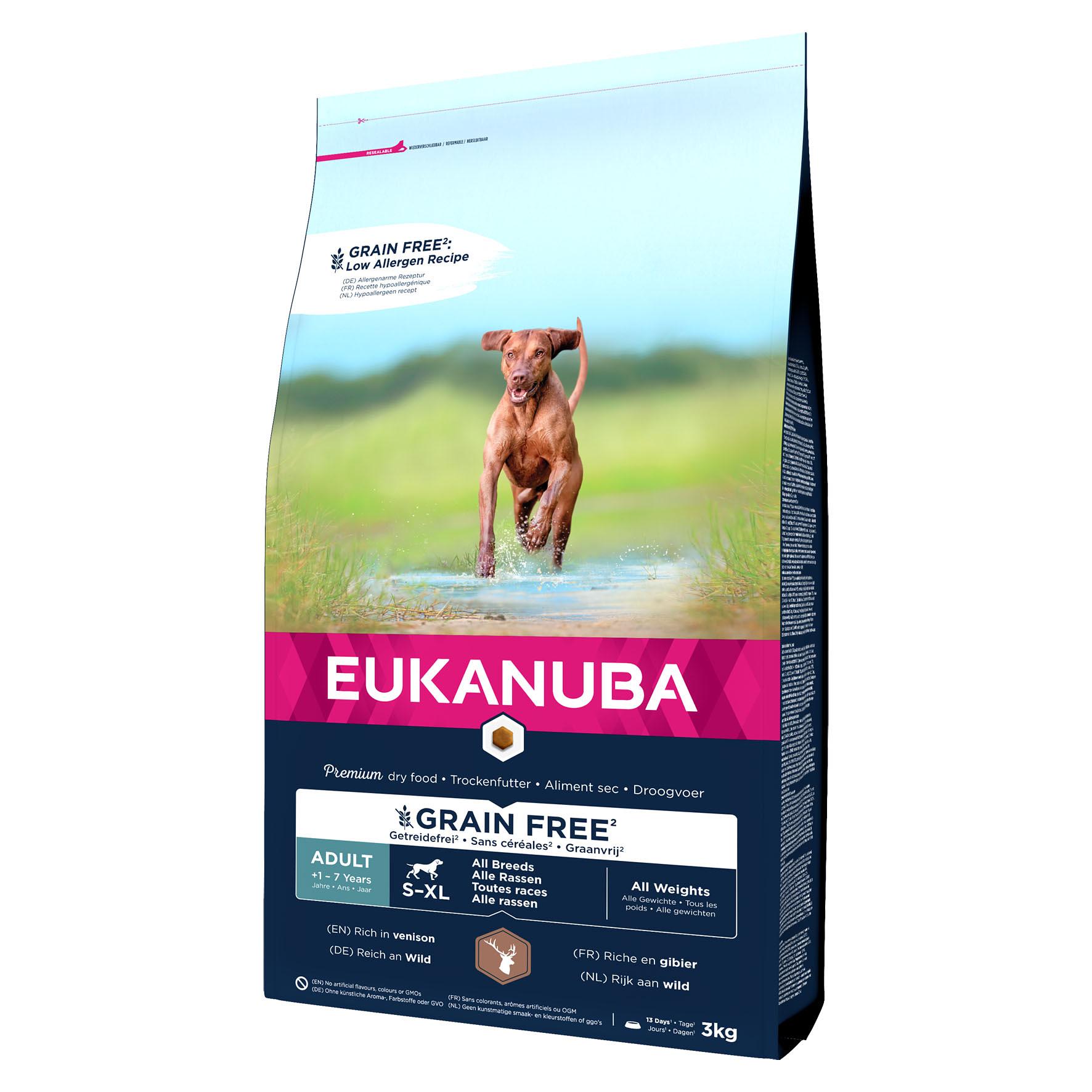 Eukanuba Grain Free Adult avec gibier