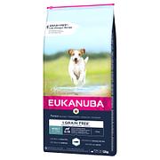 Eukanuba Grain Free Adult S/M avec saumon, 12kg