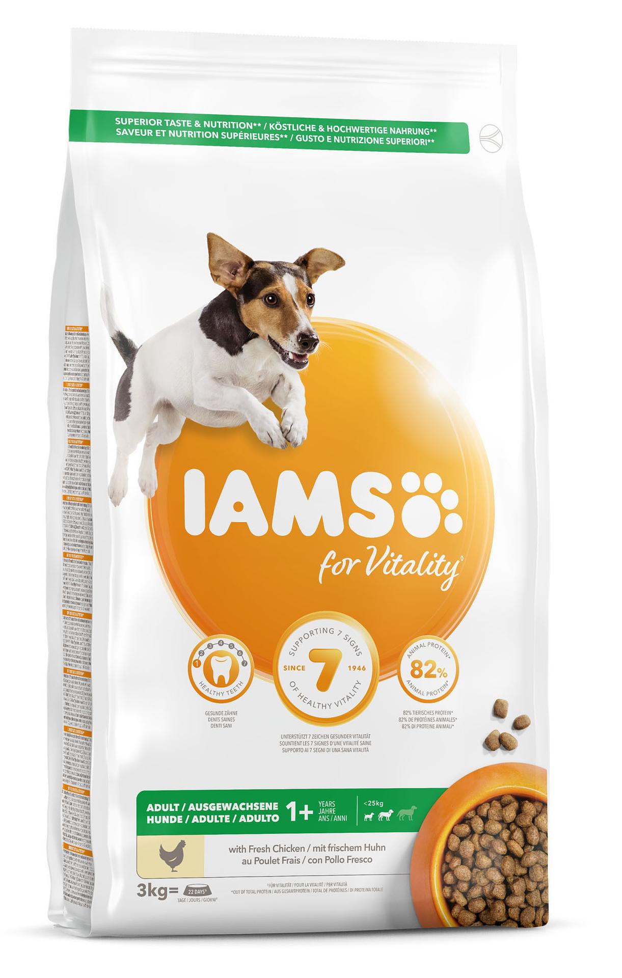 Iams for Vitality Adult avec poulet – Mini & Medium