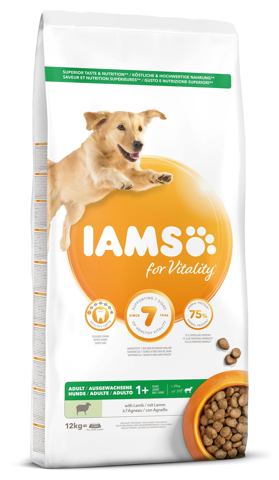 Iams for Vitality Adult avec agneau – Maxi