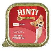 Rinti Gold Mini Rind & Perlhuhn