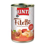 Rinti Filetto Huhn & Rind in Jelly, 420g