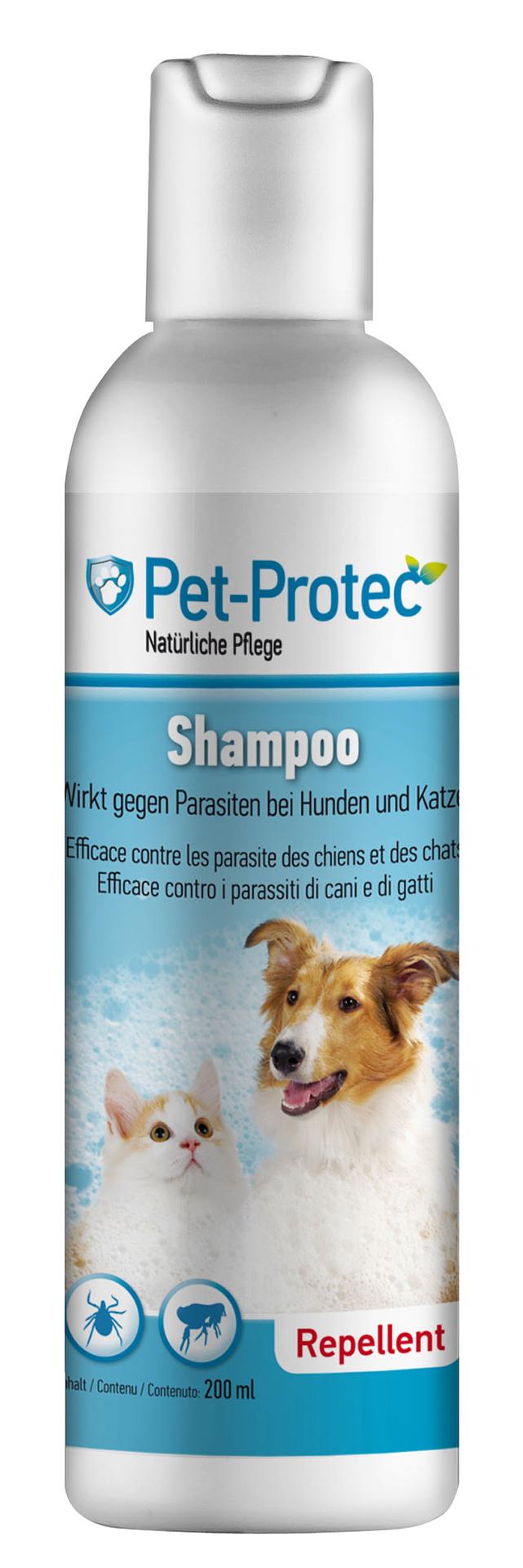 Pet-Protec shampoing anti parasites