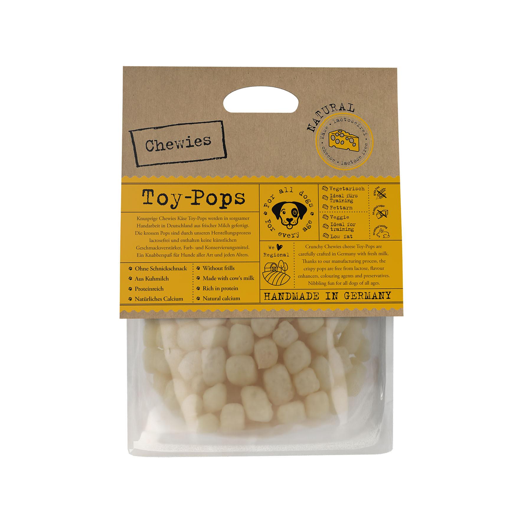 Chewies Toy-Pops Käse Natural 30g