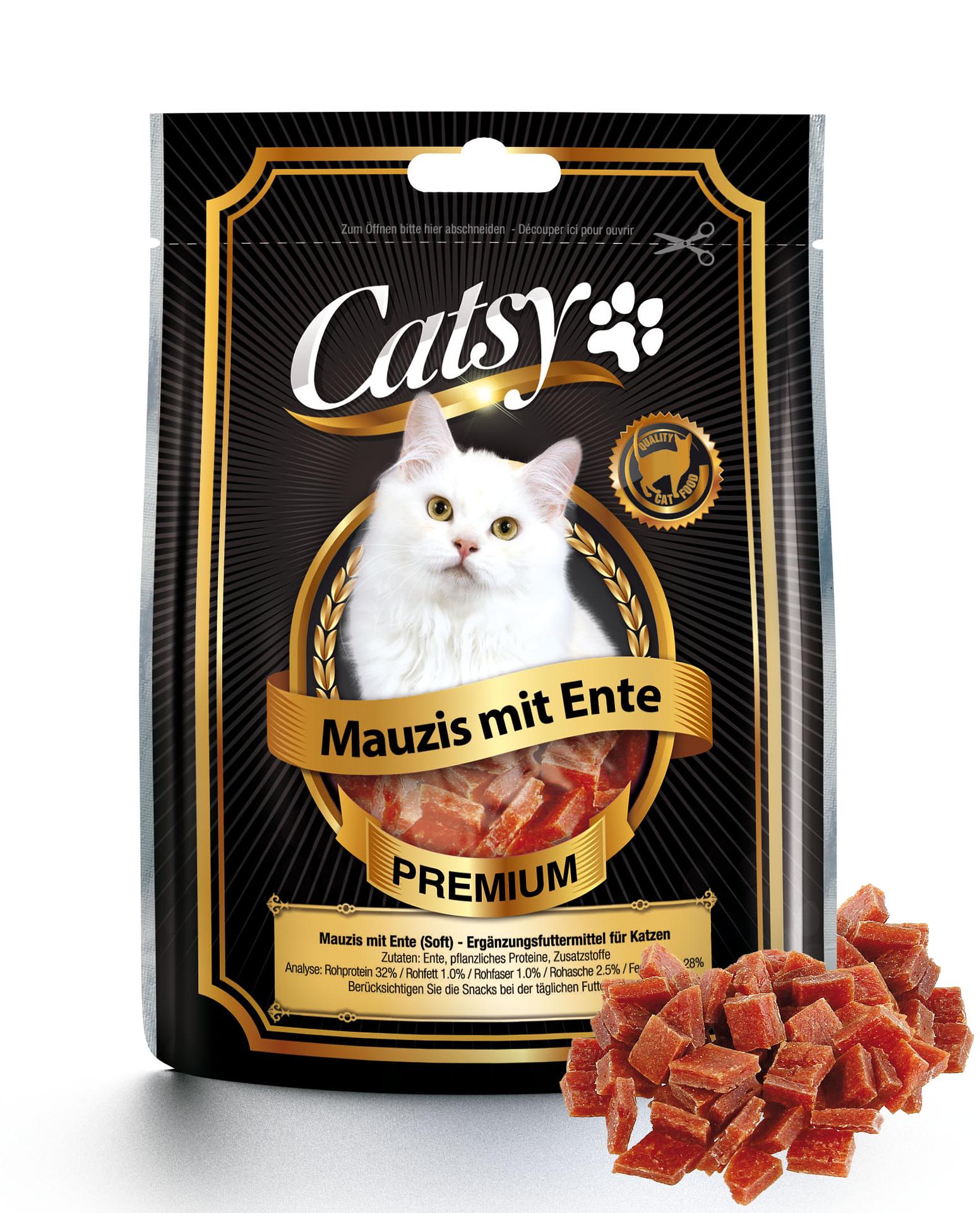 Catsy snack pour chats Mauzis au canard