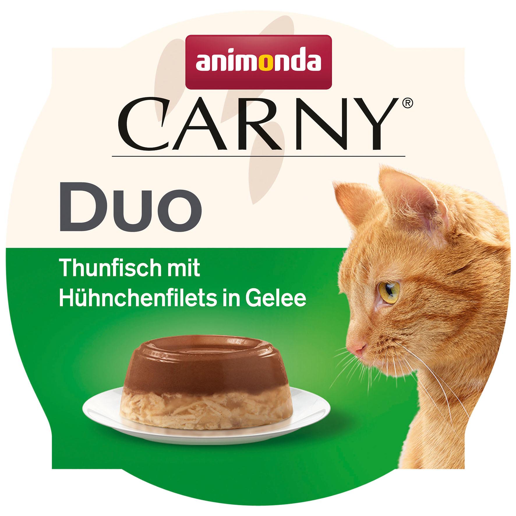 animonda Carny Duo Thunfisch mit Hühnchenfilets in Gelee