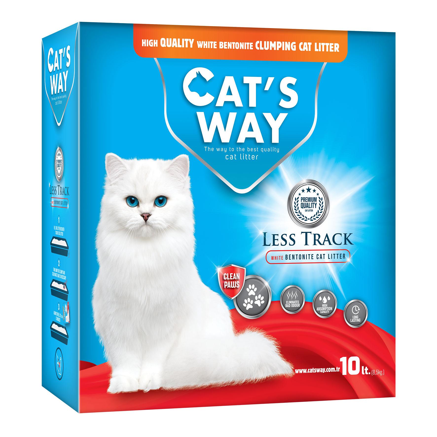 Cat's Way Less Track Unscented 10L Box