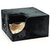 Chillout Box schwarz avec coussin,52x52x30cm