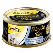 GimCat ShinyCat Filet Thunfisch & Anchovis, 6x70g