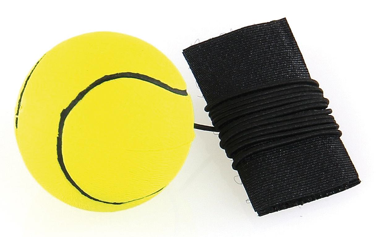 swisspet Mini balle de tennis avec corde, 4 ass.