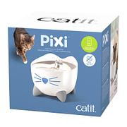 Catit Pixi Smart Trinkbrunnen, 2L, weiss mit WiFi und edelstahl