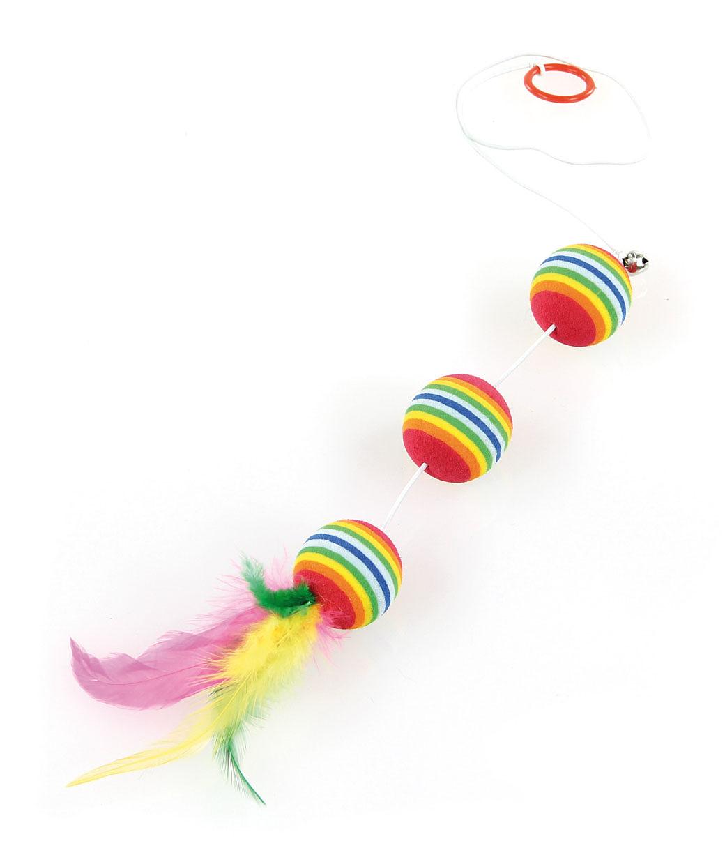 swisspet Katzenspielzeug Rainbow 3er Bälle