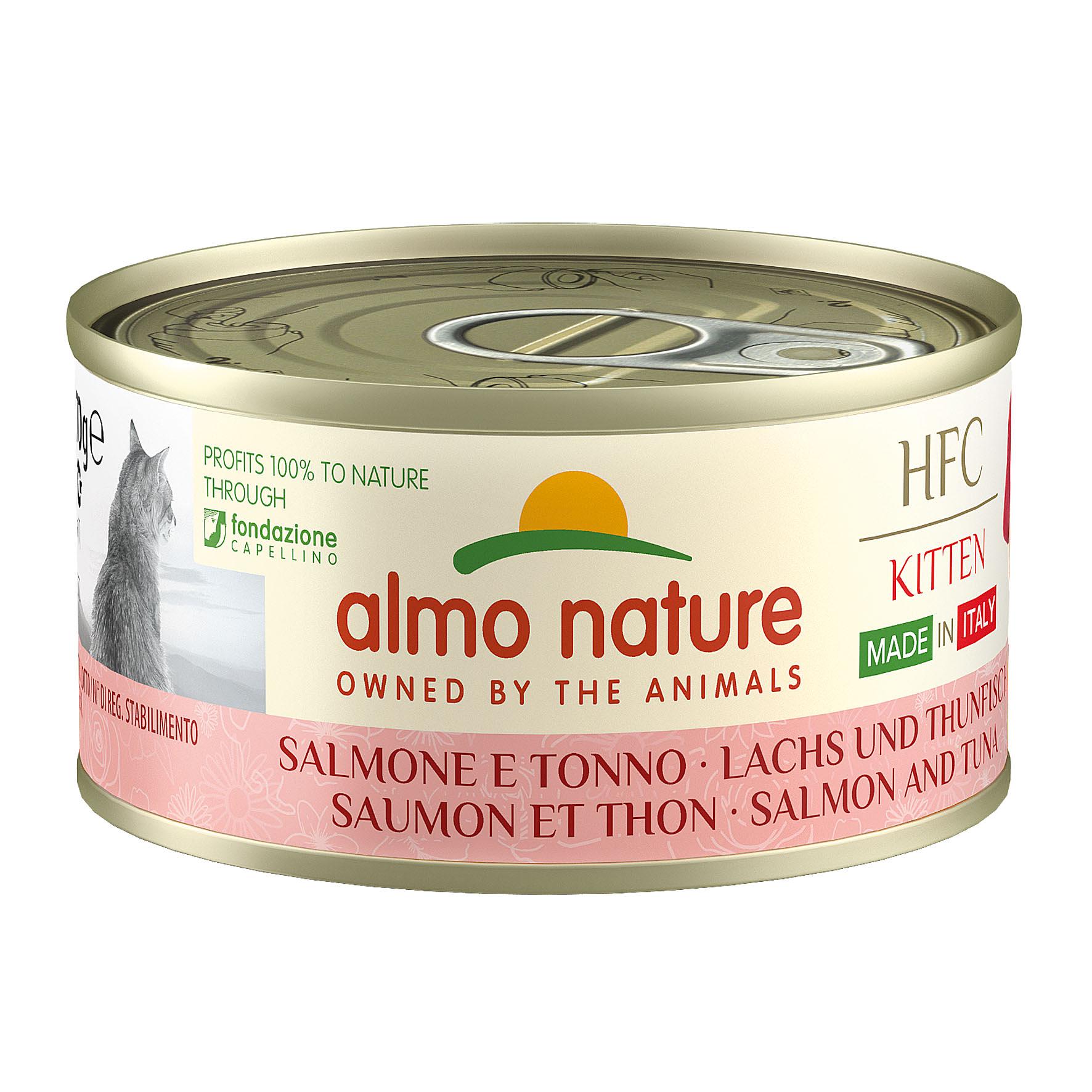 Almo HFC Complete Kitten avec saumon et thon