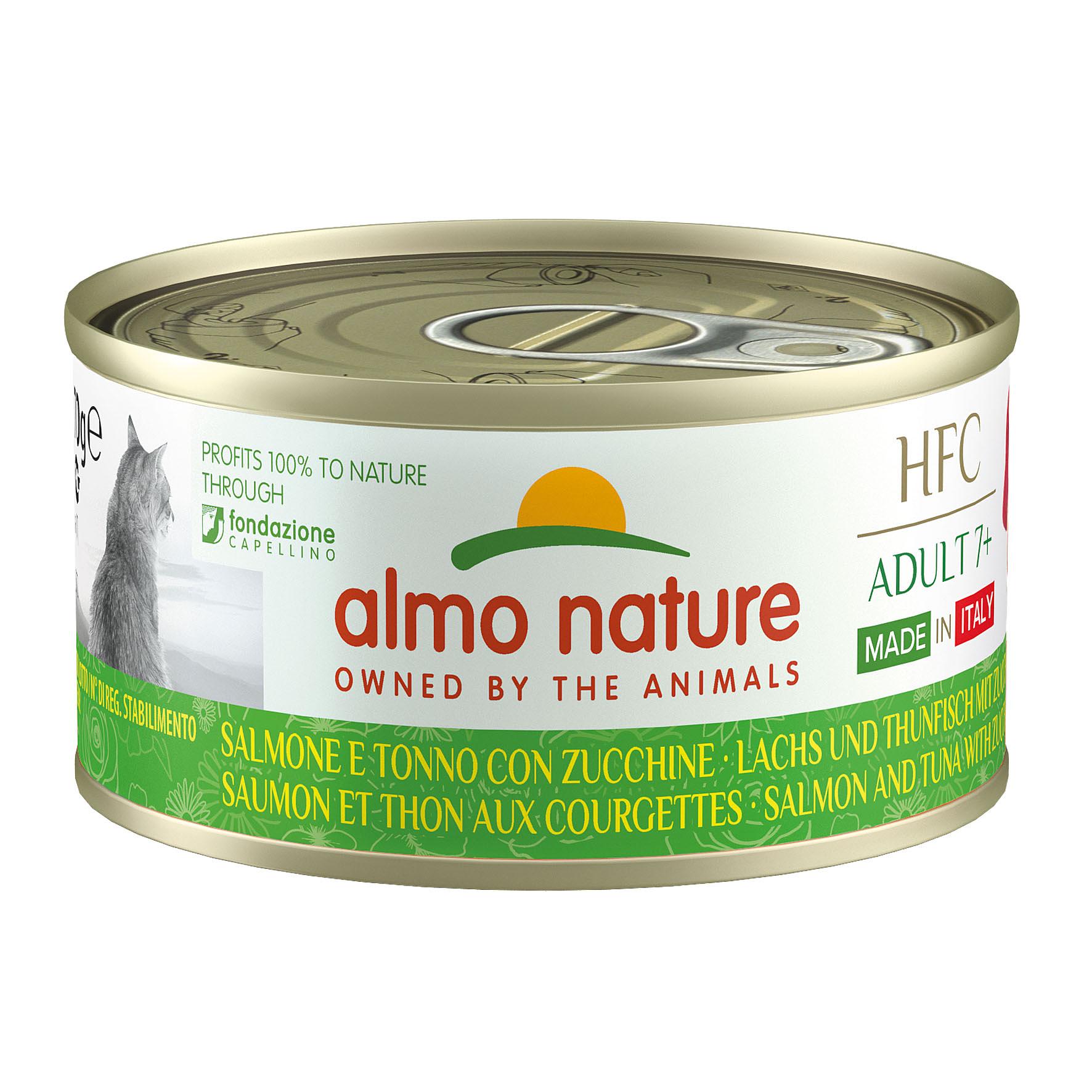 Almo HFC Complete 7+ saumon et thon avec courgettes