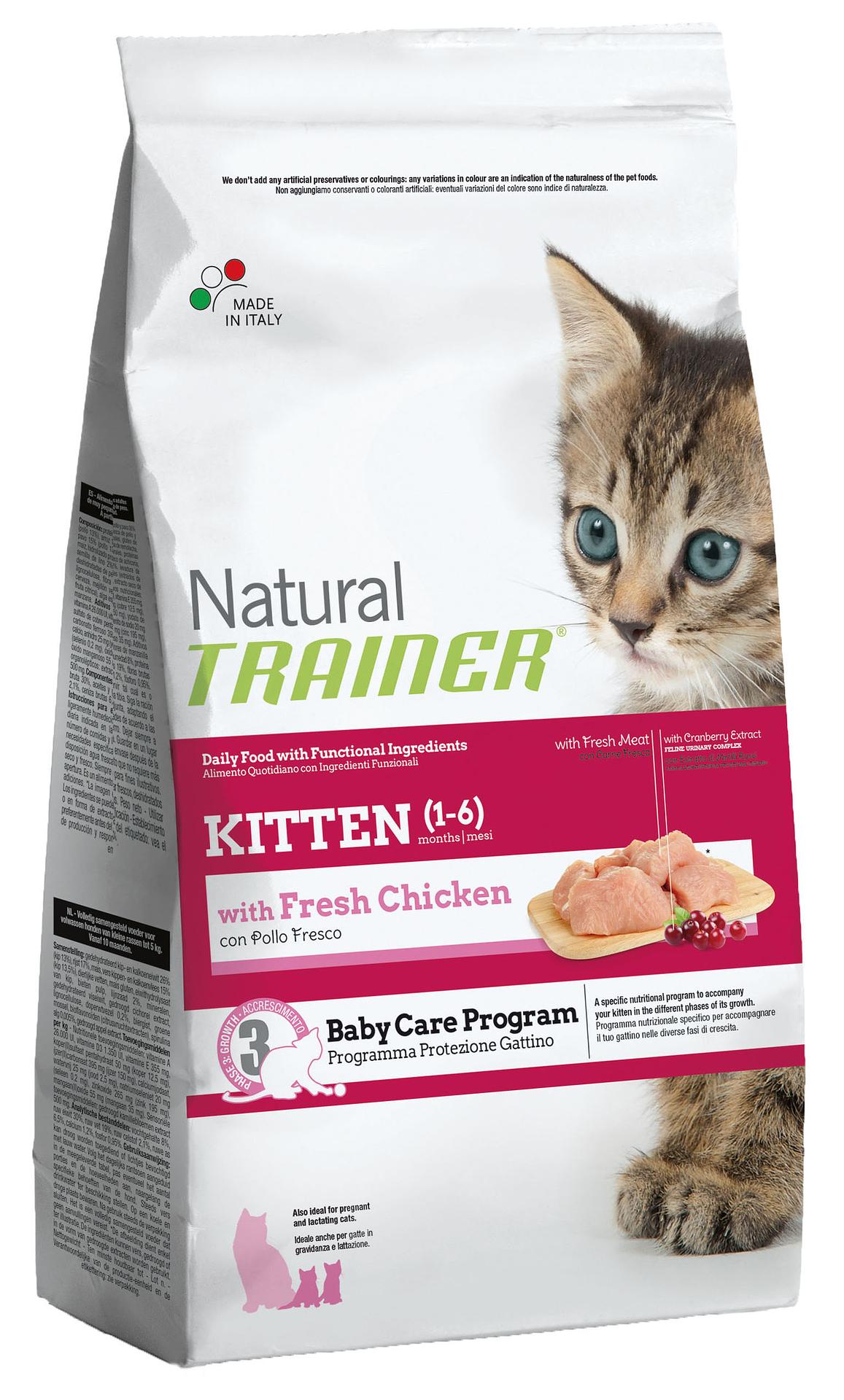 Katzenfutter Trainer Natural Kitten, Fresh Chicken ...