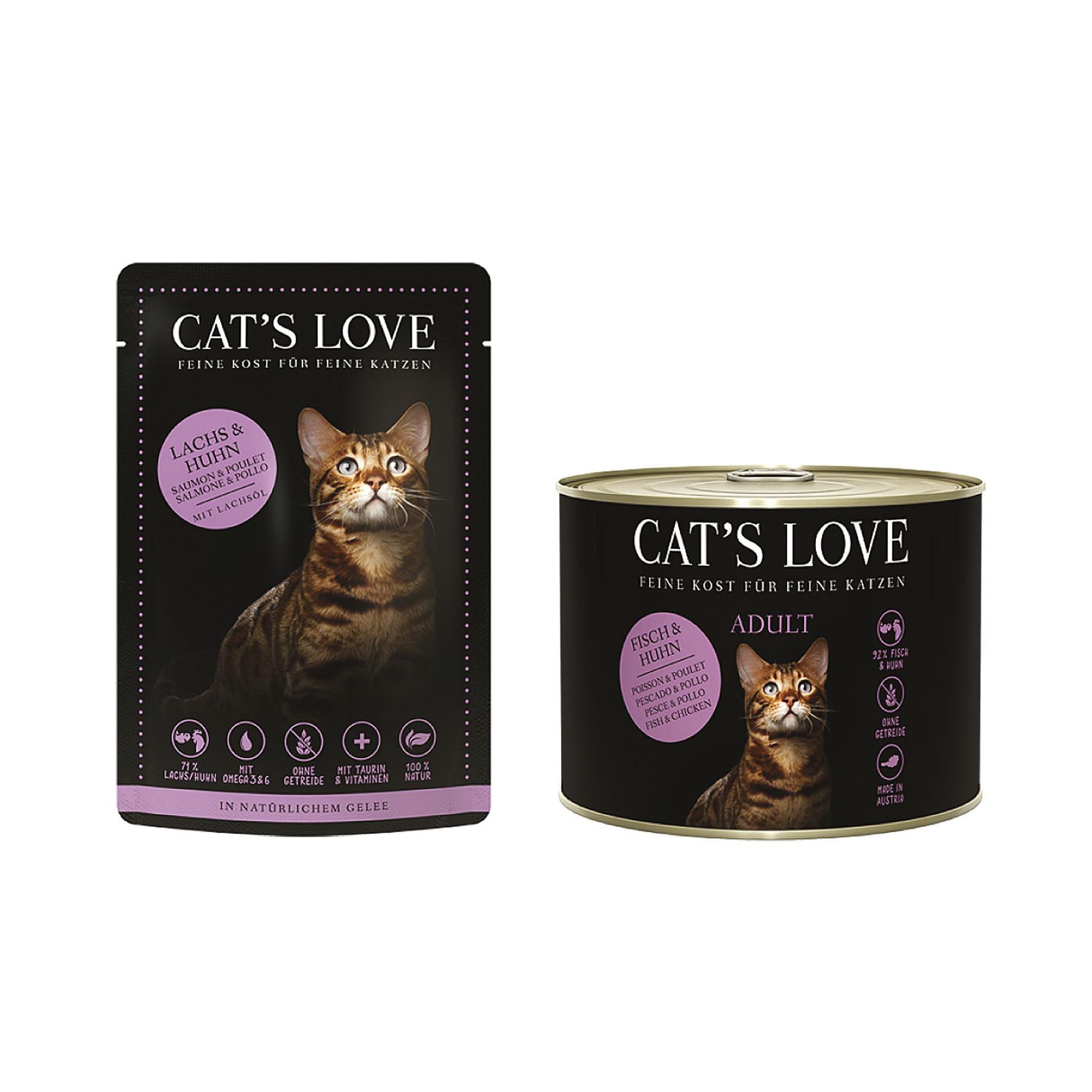 Cat‘s Love Adult Saumon & Poulet