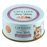 CAT'S LOVE FILET Pur - Huhn & Lachs 100g