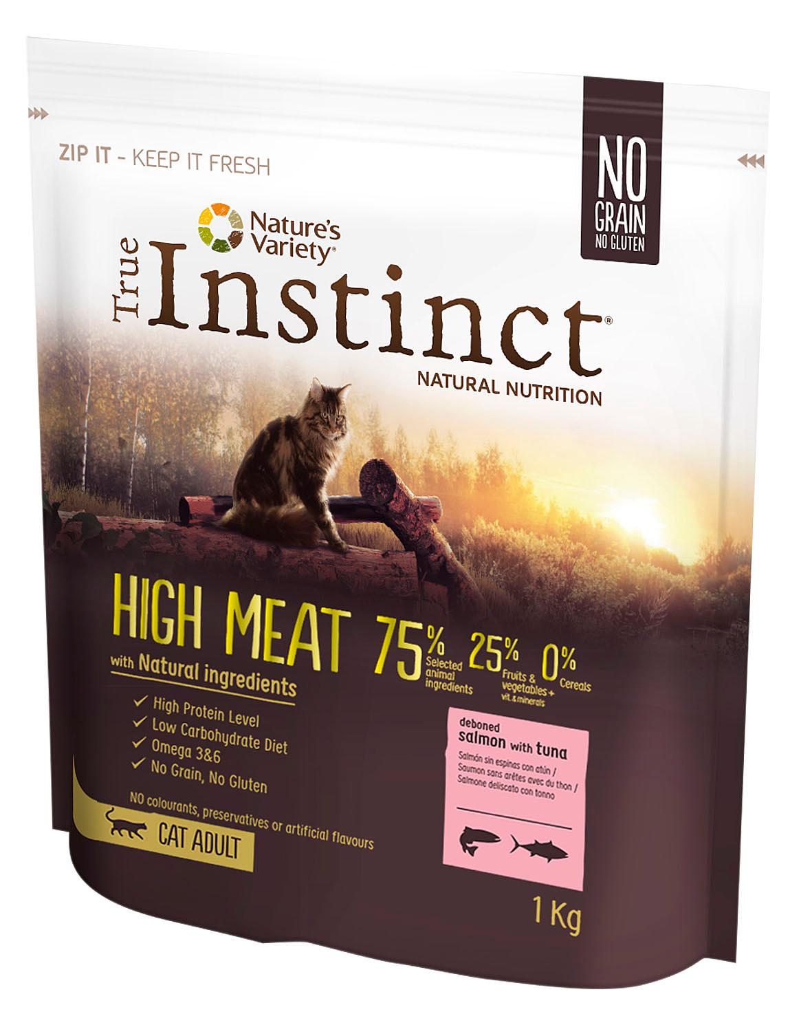  True Instinct™ HIGH MEAT Adult, Lachs & Thunfisch