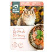 PureNature Lachs und Shrimps mit Brunnenkresse, 80g