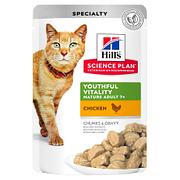 Hill's Science Plan Feline Adult 7+ Youthful Vitality, Chicken, 85g