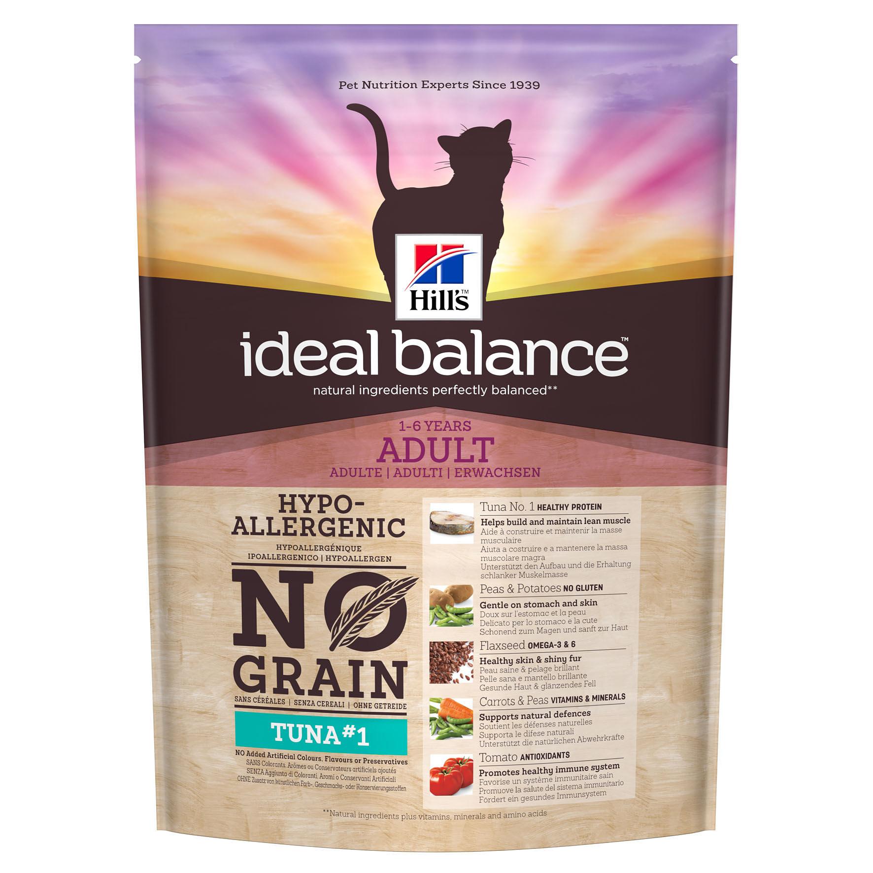 Hill's Ideal Balance Adult No Grain Hypoallergen, Tuna & Potatoes