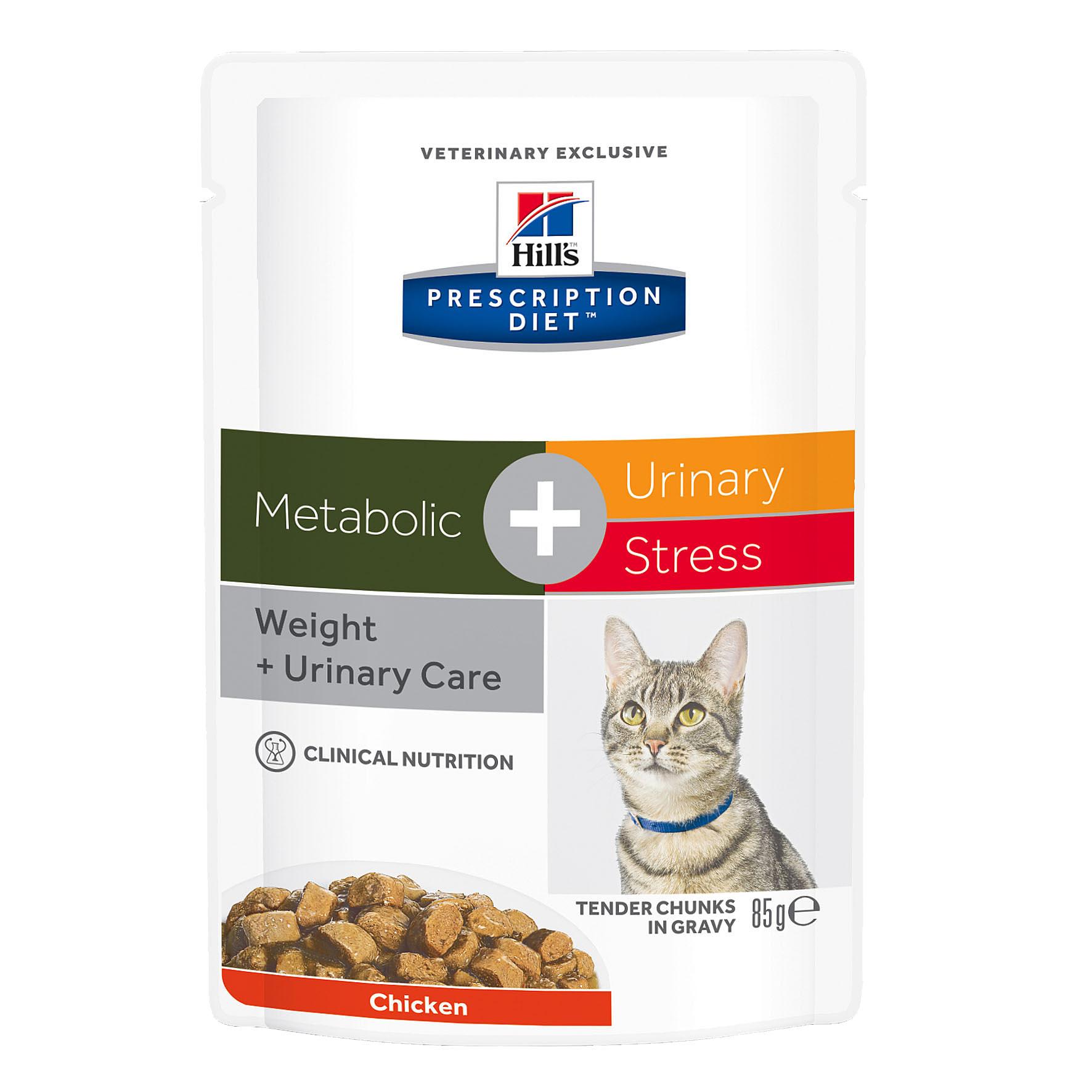 Hill's Prescription Diet Metabolic + Urinary Stress Feline, Chicken