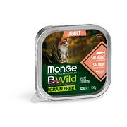 Monge Cat Bwild stérilisé Saumon, paté 100g