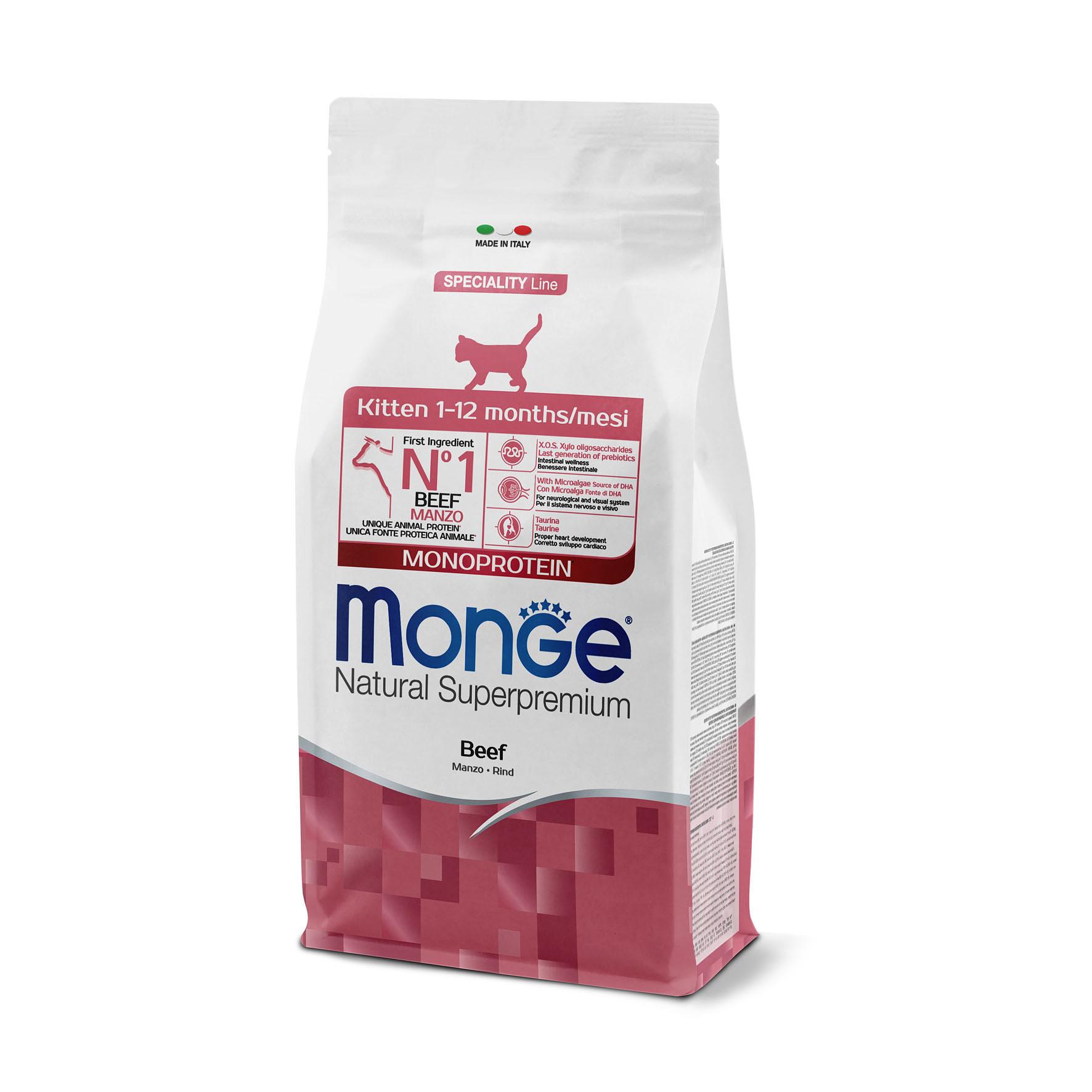 Monge Cat Kitten Monoprotein Boeuf