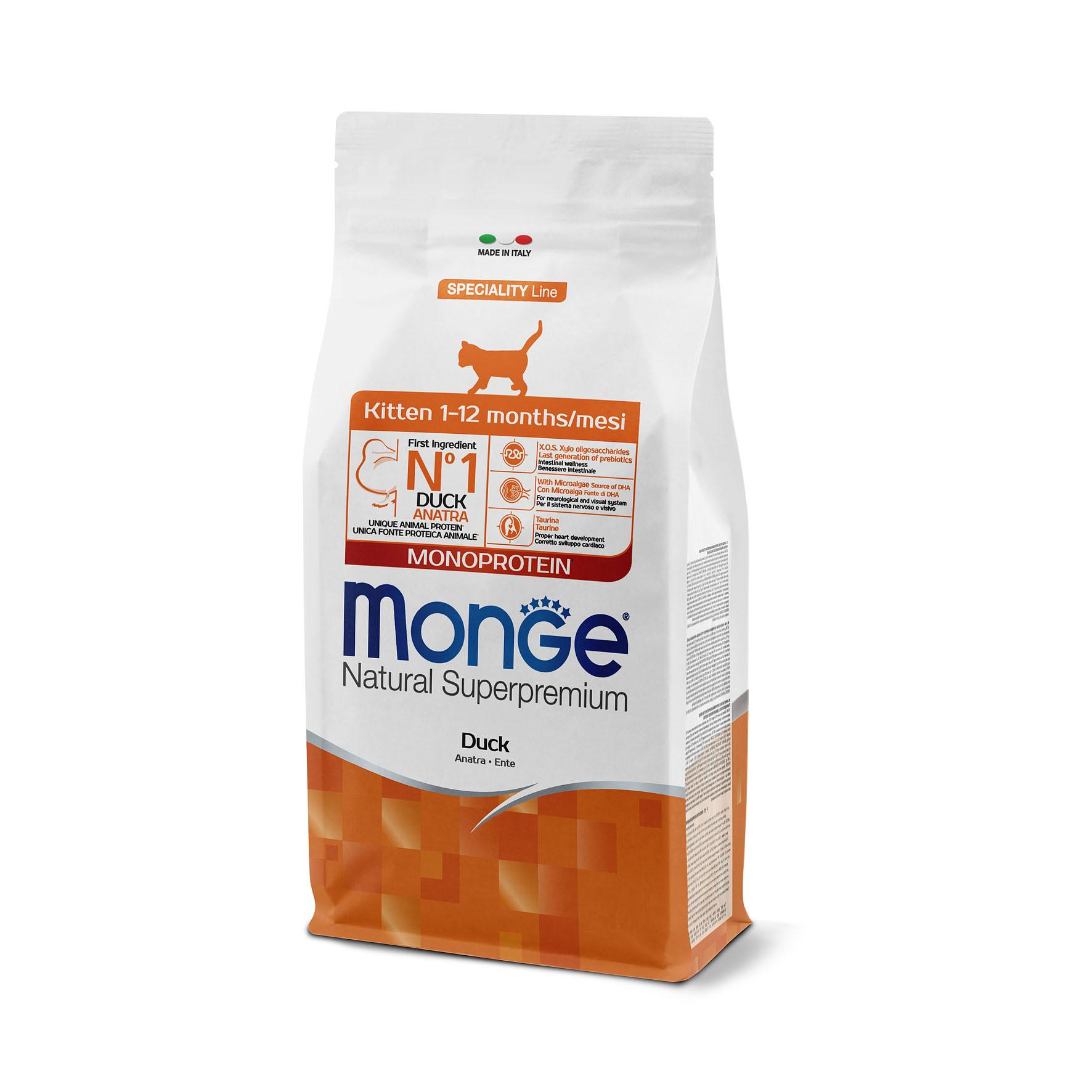 Monge Cat Kitten Monoprotein Canard