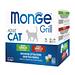 Monge Grill Cat Adult Multipack mit Kaninchen und Lamm, 12x85g