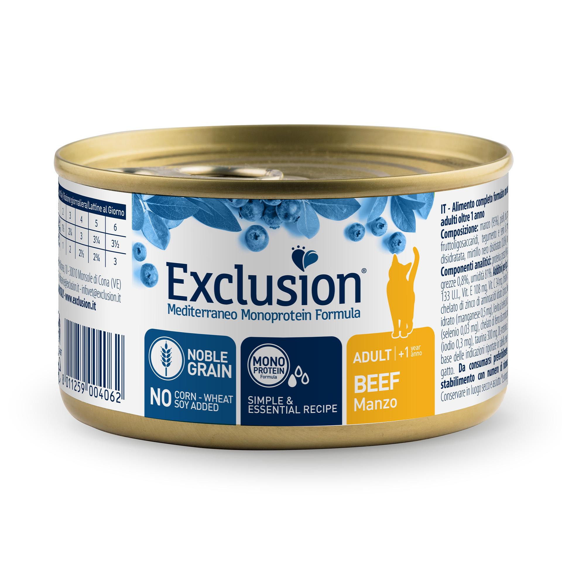 Exclusion Cat Adult Beef