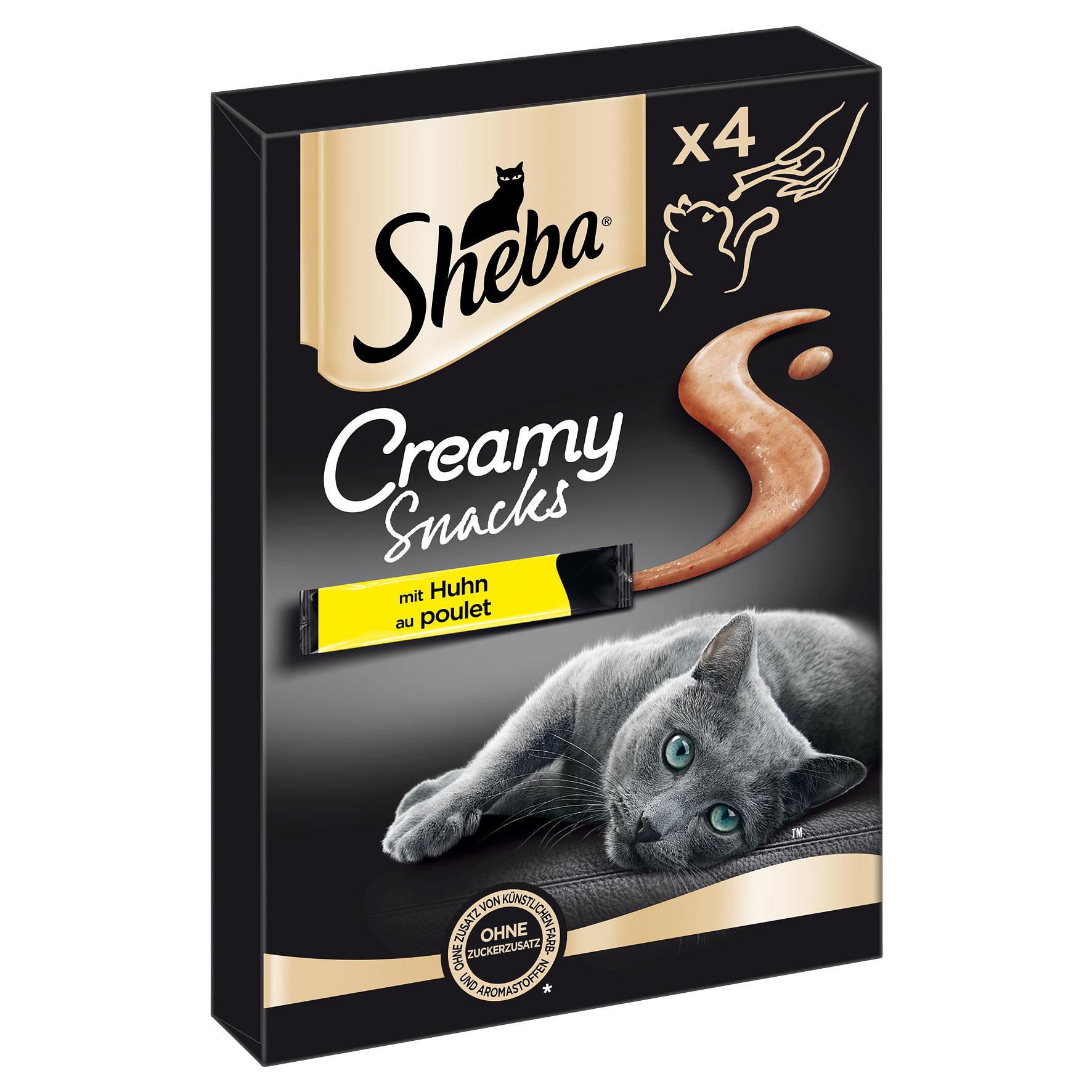 Sheba Creamy Snacks avec poulet