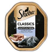 Sheba Classics en pâté de veau, 85g