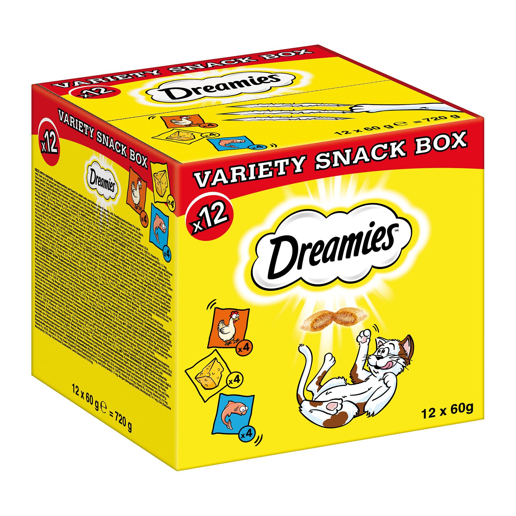 Dreamies Variety Box, 12x60g