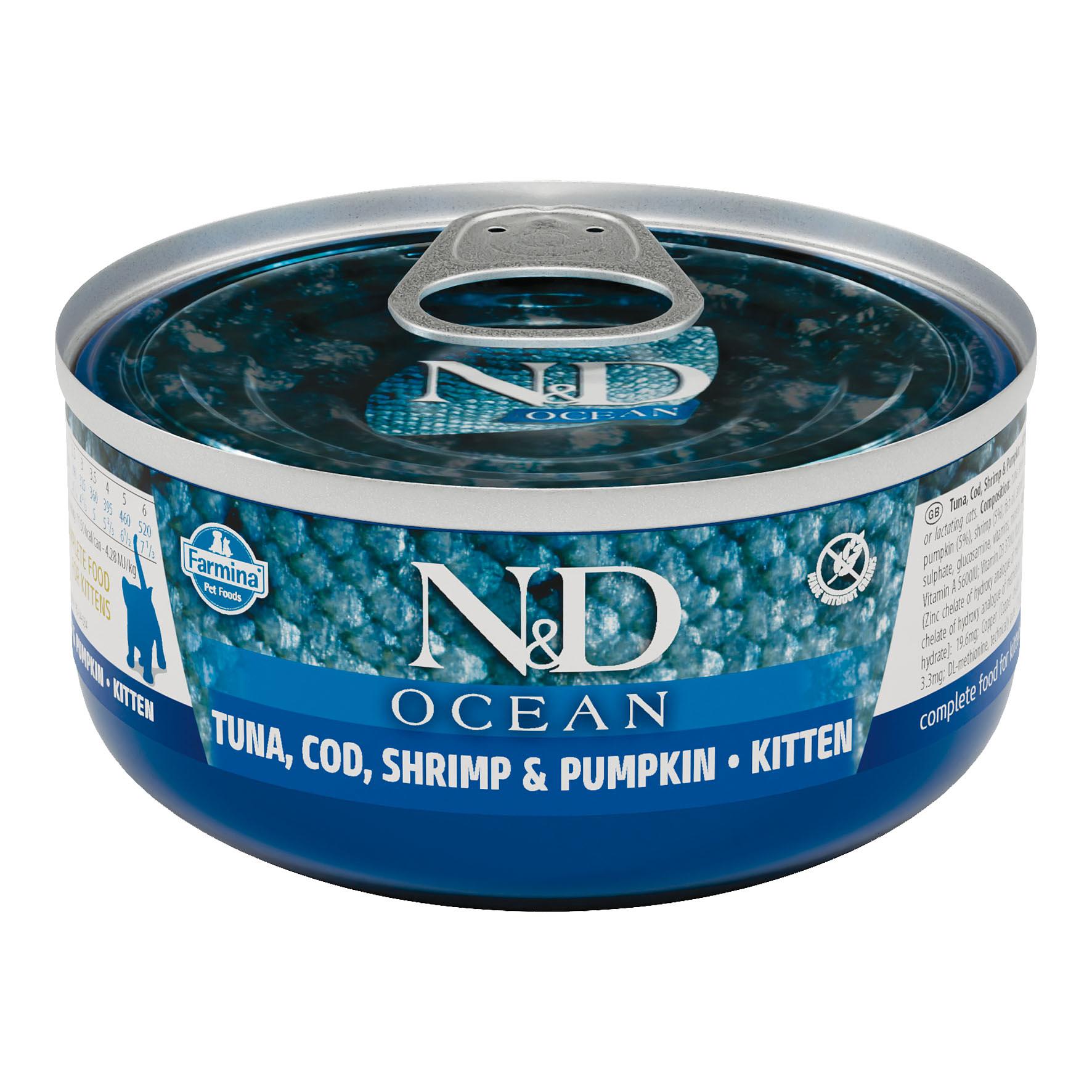 Farmina Ocean Chaton Thon & Morue & Crevettes, 70g