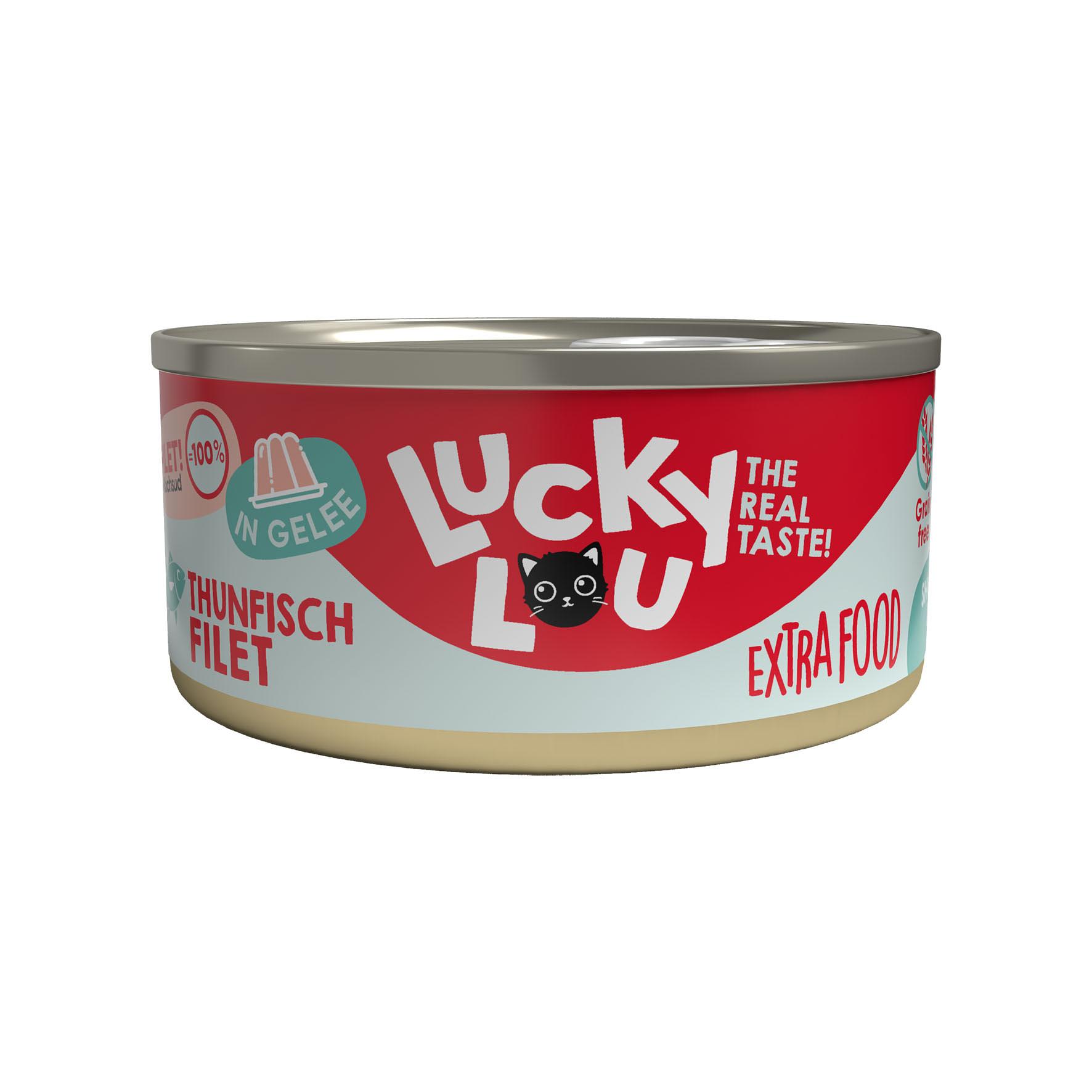 Lucky Lou Thunfischfilet in Jelly, 70g