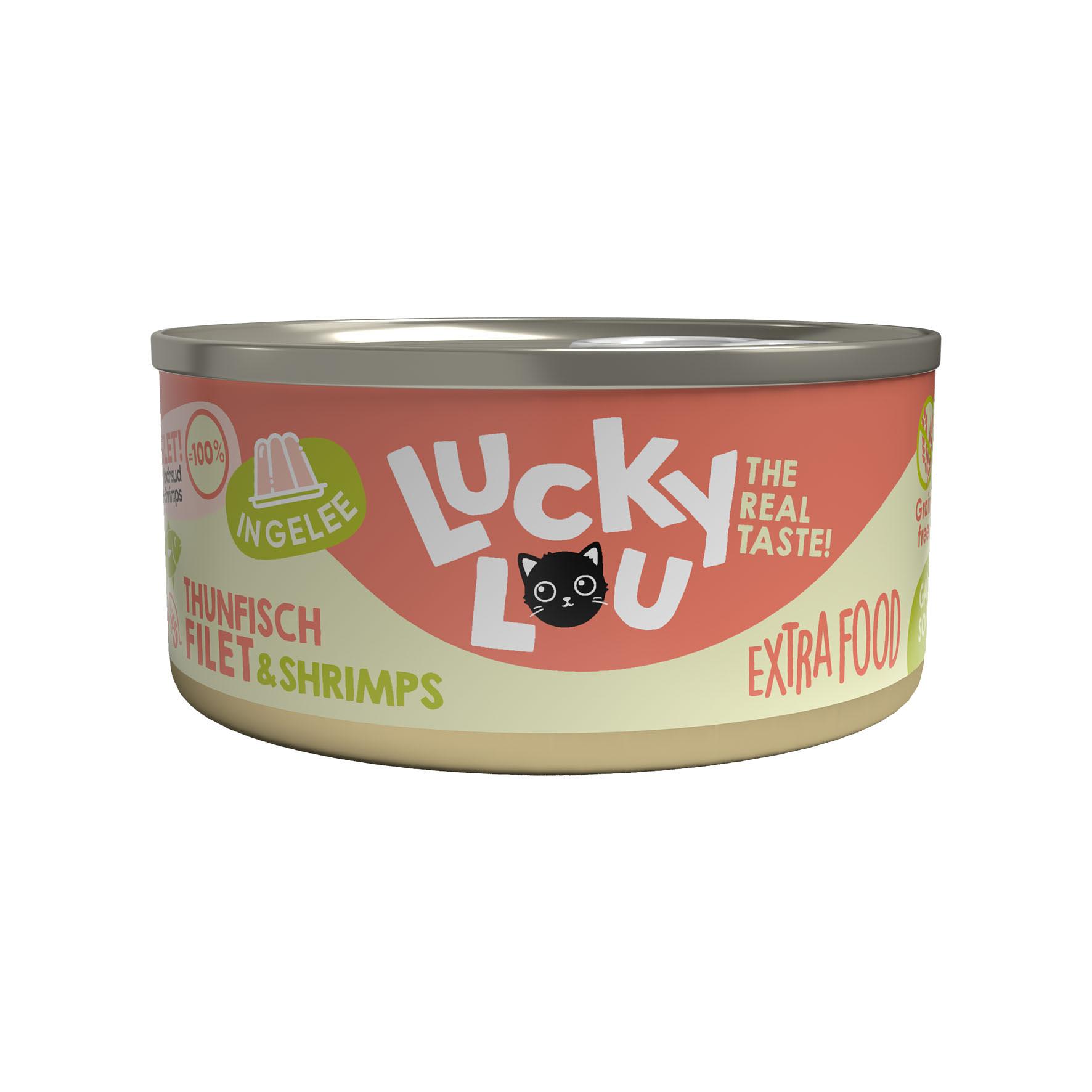 Lucky Lou Thunfisch & Shrimps in Jelly, 70g