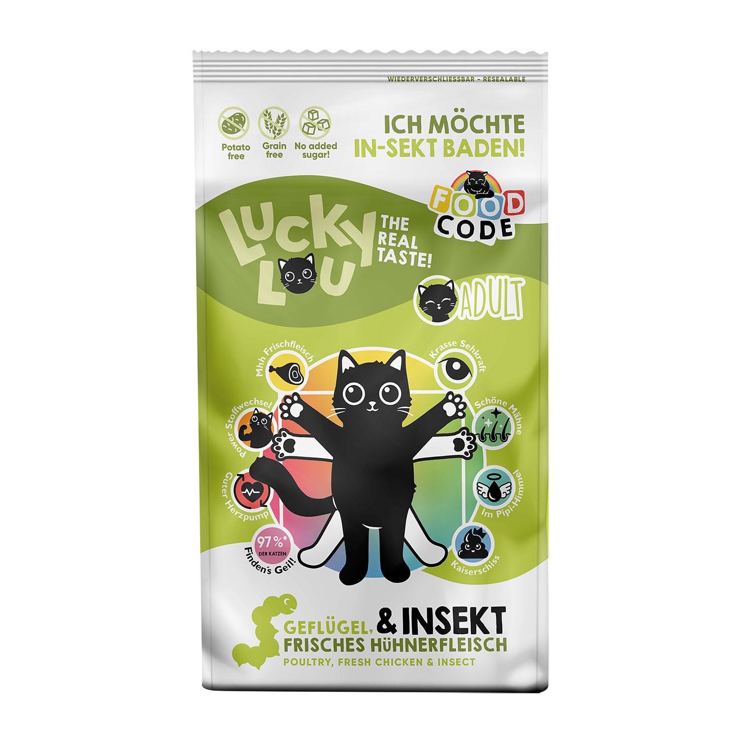 Lucky Lou Adult volaille & insectes