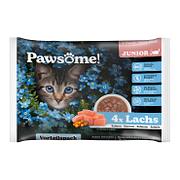 Pawsome Kitten Lachs, 85g 4er Flowpack