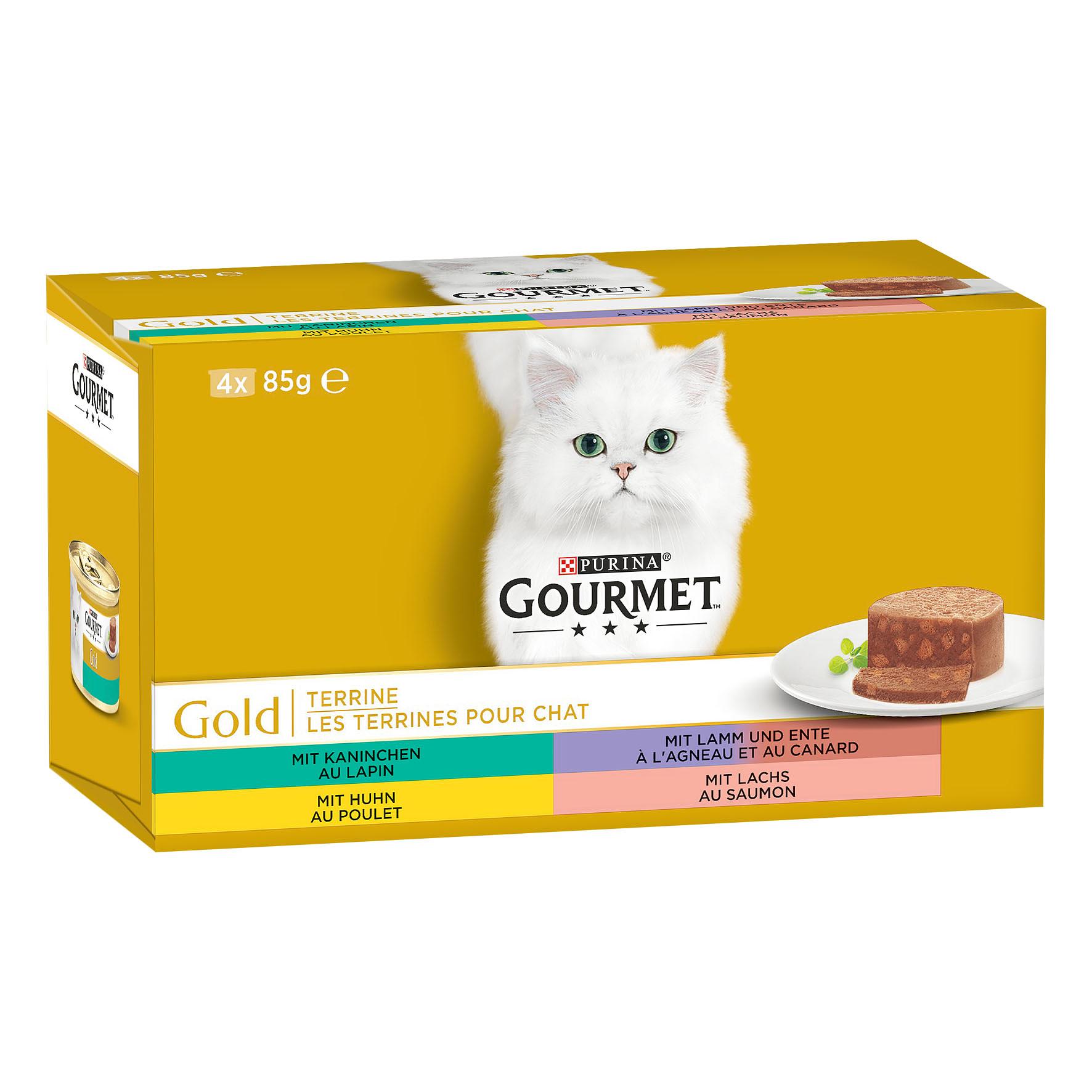 Purina Gourmet Gold Terrine, 4x85g