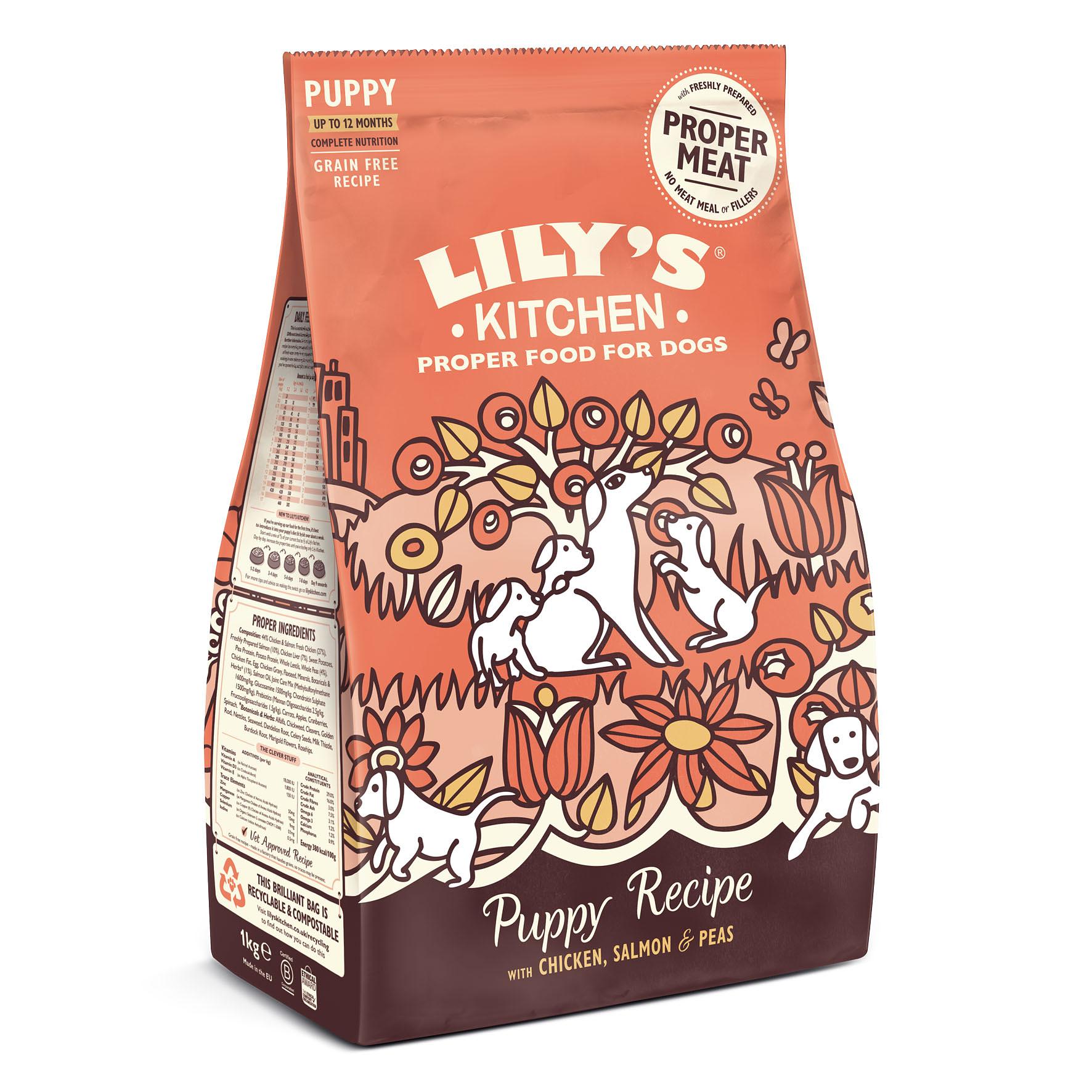 Lily's Kitchen Dog Puppy Huhn & Lachs